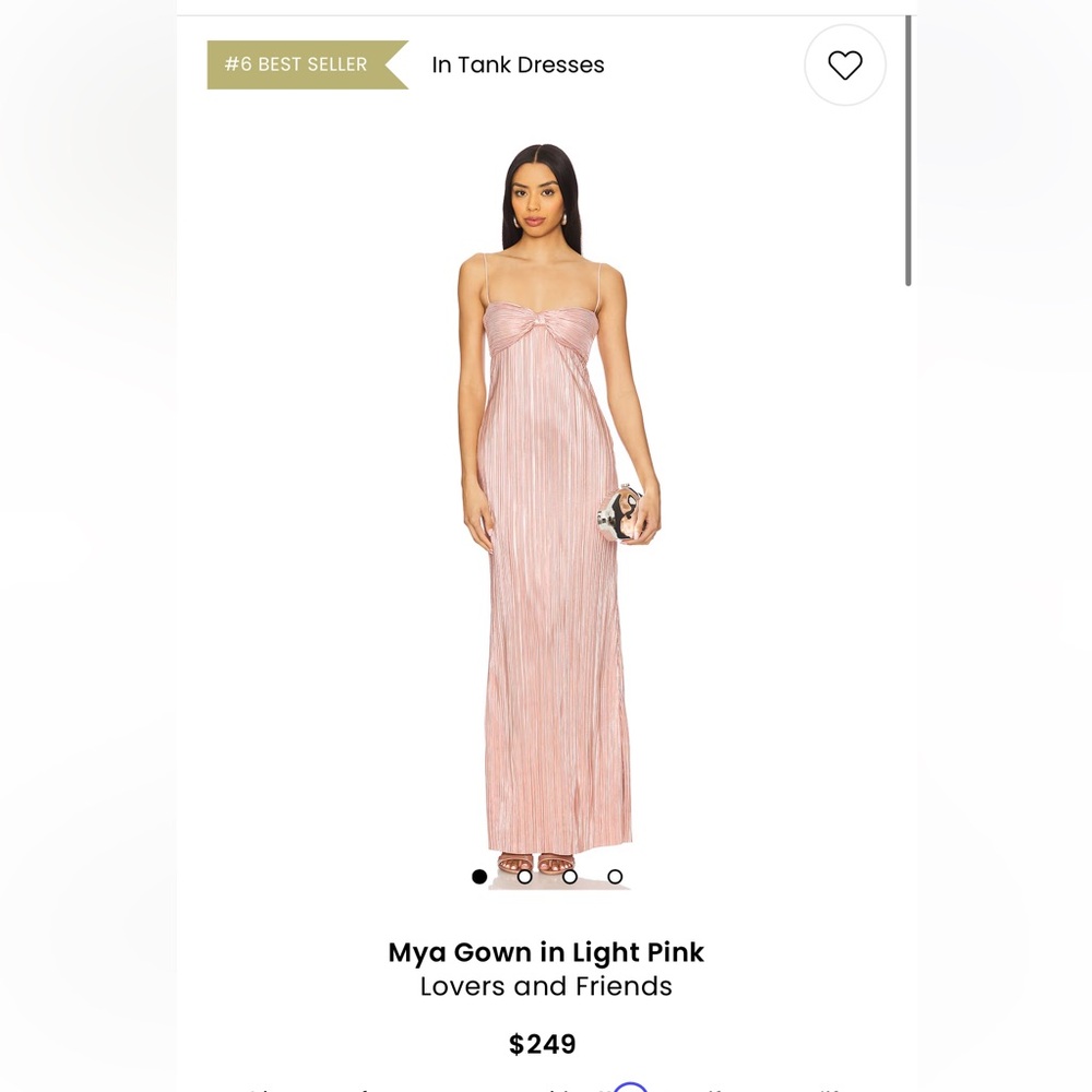 Lovers and Friends Maya Gown light pink
